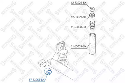 Подвеска STELLOX 87-53066-SX