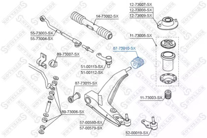 Подвеска STELLOX 87-73010-SX