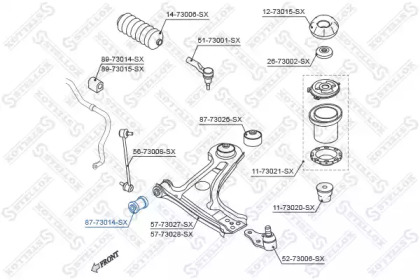 Подвеска STELLOX 87-73014-SX