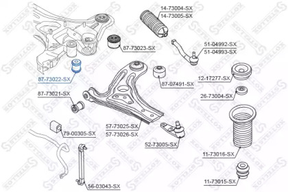 Подвеска STELLOX 87-73022-SX