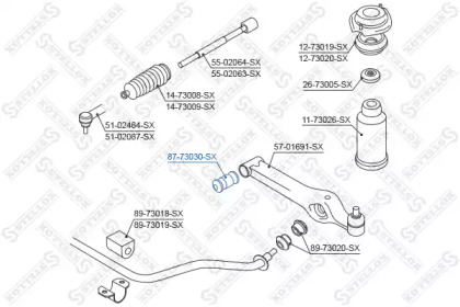 Подвеска STELLOX 87-73030-SX