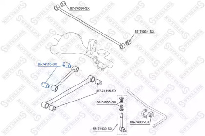 Подвеска STELLOX 87-74116-SX