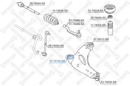 Подвеска STELLOX 87-74138-SX