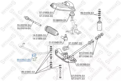 Подвеска STELLOX 89-51022-SX