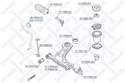 Подвеска STELLOX 89-73015-SX