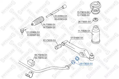 Подвеска STELLOX 89-73020-SX