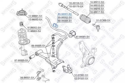 Подвеска STELLOX 89-98001-SX