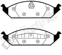 Комплект тормозных колодок IPS Parts IBD-1093