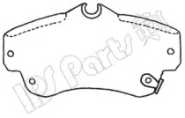 Комплект тормозных колодок IPS Parts IBD-1094