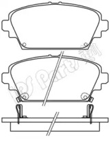 Комплект тормозных колодок IPS Parts IBD-1176