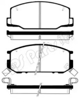 Комплект тормозных колодок IPS Parts IBD-1231