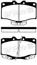 Комплект тормозных колодок IPS Parts IBD-1256