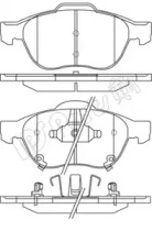 Комплект тормозных колодок IPS Parts IBD-1278