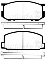 Комплект тормозных колодок IPS Parts IBD-1287