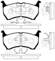 Комплект тормозных колодок IPS Parts IBD-1301