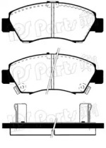 Комплект тормозных колодок IPS Parts IBD-1425