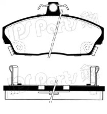 Комплект тормозных колодок IPS Parts IBD-1427