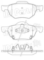 Комплект тормозных колодок IPS Parts IBD-1488