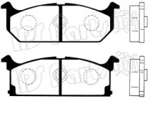 Комплект тормозных колодок IPS Parts IBD-1804