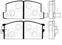 Комплект тормозных колодок IPS Parts IBD-1900