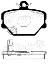 Комплект тормозных колодок IPS Parts IBD-1M00