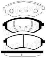 Комплект тормозных колодок IPS Parts IBD-1W07