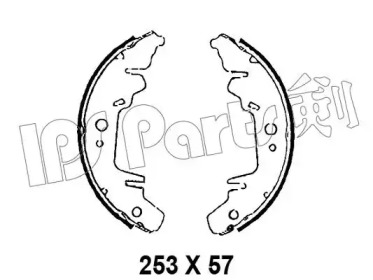 Тормозные колодки IPS Parts IBL-4097