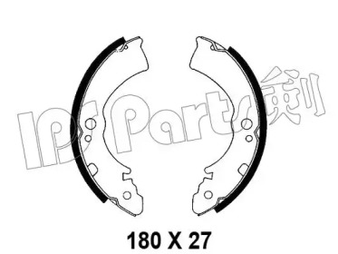 Тормозные колодки IPS Parts IBL-4103