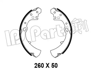 Тормозные колодки IPS Parts IBL-4137