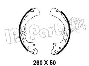 Тормозные колодки IPS Parts IBL-4138