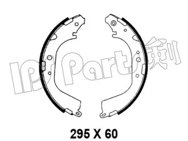 Тормозные колодки IPS Parts IBL-4140