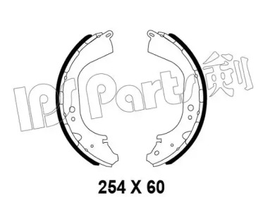 Тормозные колодки IPS Parts IBL-4192