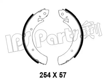 Тормозные колодки IPS Parts IBL-4194