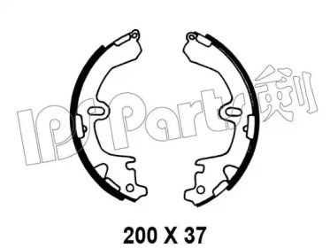 Тормозные колодки IPS Parts IBL-4201