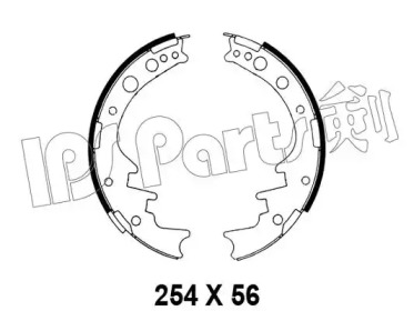 Тормозные колодки IPS Parts IBL-4224