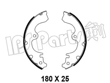 Тормозные колодки IPS Parts IBL-4236