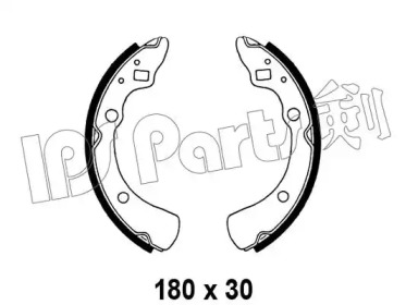 Тормозные колодки IPS Parts IBL-4316