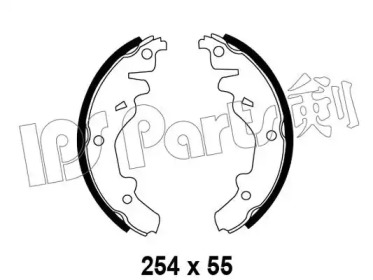 Тормозные колодки IPS Parts IBL-4342