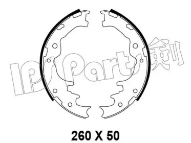 Тормозные колодки IPS Parts IBL-4393