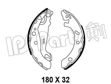 Тормозные колодки IPS Parts IBL-4394