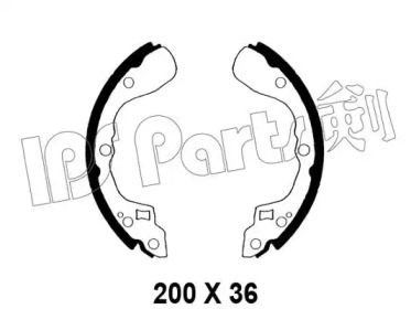 Тормозные колодки IPS Parts IBL-4398