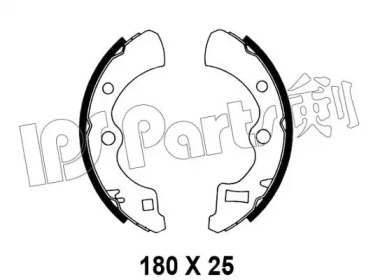 Тормозные колодки IPS Parts IBL-4402