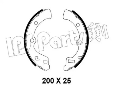 Тормозные колодки IPS Parts IBL-4406