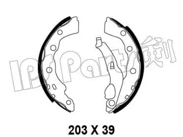 Тормозные колодки IPS Parts IBL-4500