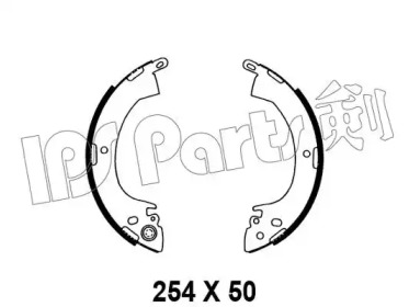 Тормозные колодки IPS Parts IBL-4501