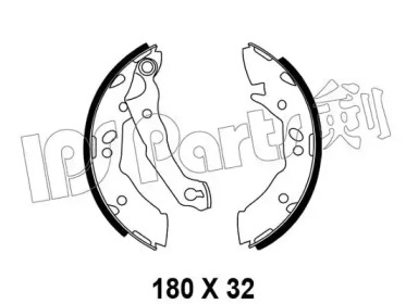 Тормозные колодки IPS Parts IBL-4595