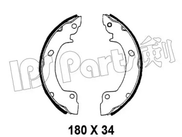 Тормозные колодки IPS Parts IBL-4596