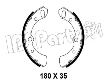 Тормозные колодки IPS Parts IBL-4602