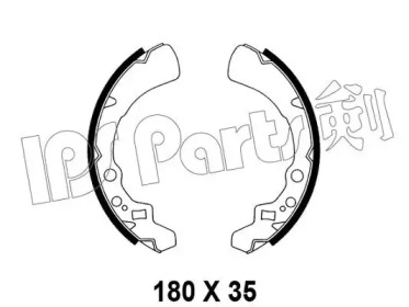 Тормозные колодки IPS Parts IBL-4606