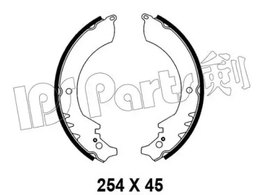 Тормозные колодки IPS Parts IBL-4607